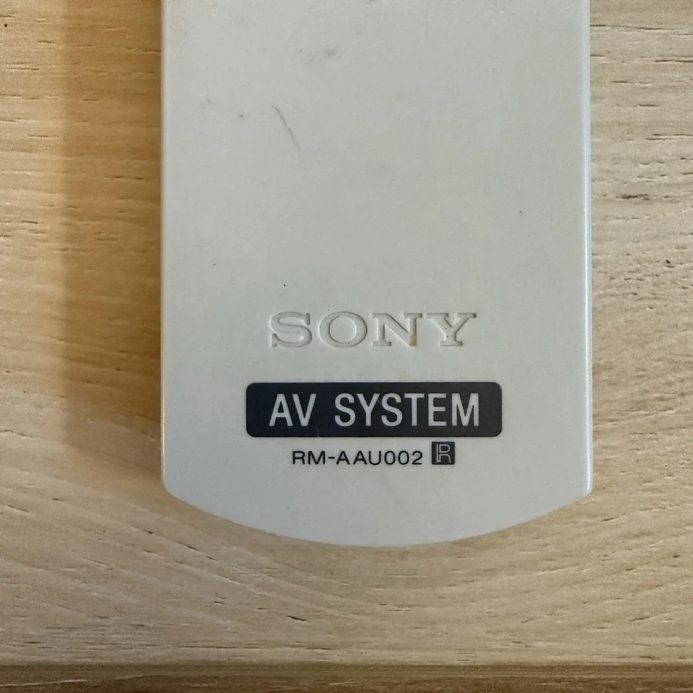 Sony RM- A AU002 AV‎ Stereo System Remote Control